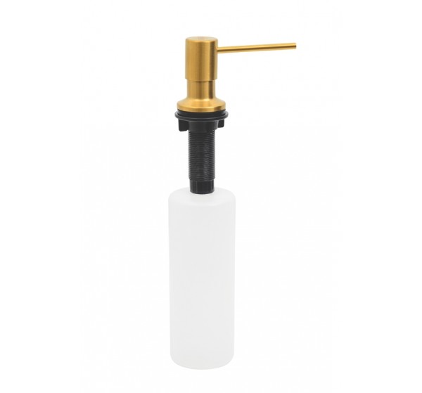 Dosador de Sabão Tramontina em Aço inox Gold com Recipiente Plástico 500 ml com revestimento PVD