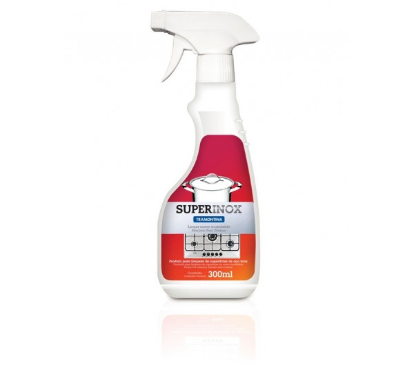 Spray limpador líquido pra aço inox Superinox - Produtos para limpeza