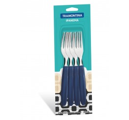 Conjunto garfos de mesa 12 peças - Ipanema - Cor Azul